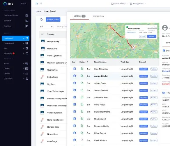 экран проекта Kavkaz express